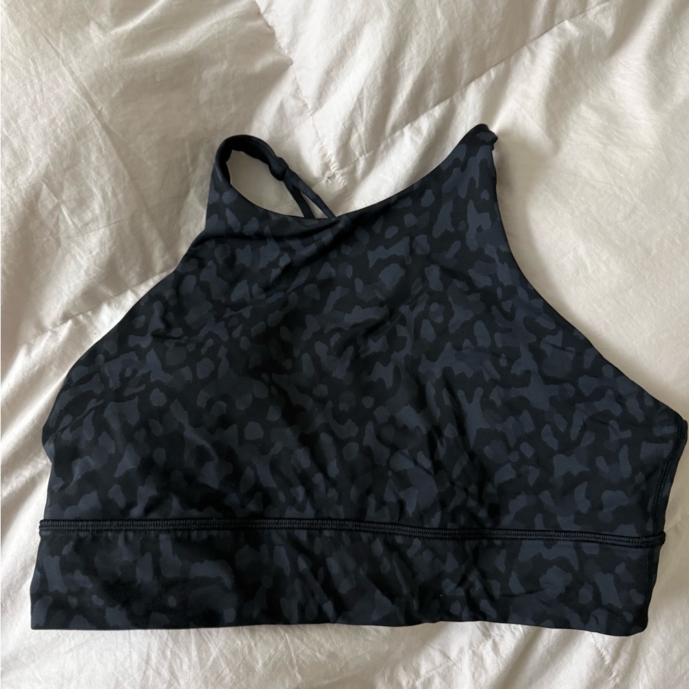 Lululemon Black Sports Bra with Racerback Design